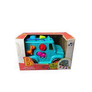 B. toys Rollin' Animal Rescue Shape Sorter Truck NIB